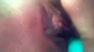 Hot masturbation with the dildo