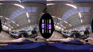 Fit Babe Loves To Fuck Near Posh Cars - Shaved Teen Riding