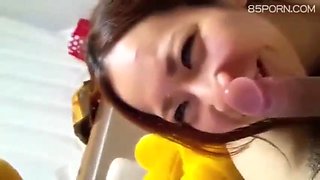 Korean: Blowjob, Amateur  Asian Porn