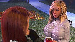 Glasses-wearing loveskysan69real stars in sexy 3D animated cartoon adventures