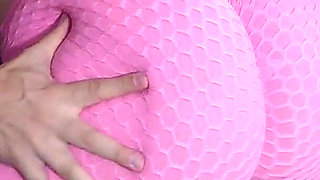 My StepSister Does Her Sport in Tight Leggings and Her Big Booty Ass Makes My Dick Very Hard!