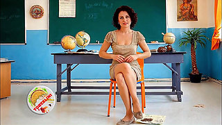 Torcelini and the Maid. Smashing Dishes and Stripping for Tips. a Maid Breaks Dishes. Full Video