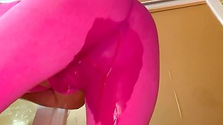 Wet leggings after workout
