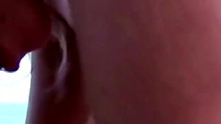 Busty blonde ivana sucking and fucking cock on the beach
