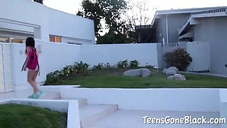 Neighbor fucks her with his big black cock