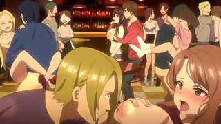 Massive Pussy Licking and More Cum on First Swinger Party for Busty Babe