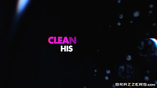 Cleaning Up His Mess With Justin Hunt, Brandi Love - Brazzers