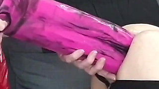 Femdom Lisa Essex Extreme Anal Dildo Training with My Boy Toy.