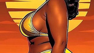 Bold Black Woman Animated to Tease