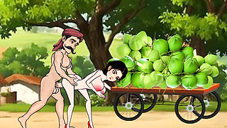Raju Coconut Paniwala and Poonam's Part 2   Hindi Cartoon Sex Story