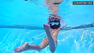 Hungarian Pornstar Lana Tanga Orgasming Underwater