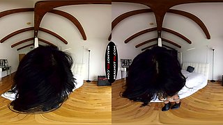 Stepdad Made Asian Babysitter Cum Hard In His Bed - Asian Teen