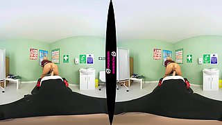 Big Boner Alert - Busty British Blonde Nurse Pov