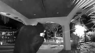 Home alone schoolgirl banged doggystyle by masked stranger