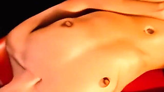 Blonde Girl Jasmine in a Threesome Fuck Scene