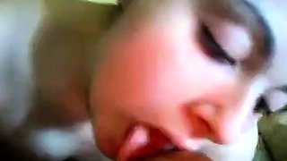 Indian MILF girl sucks her husband's dick