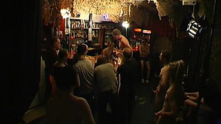 Ggg - Blonde Bombshell Sandra Star Gets Gangbanged in a Wild Bar Party - Watch Her Take It All!