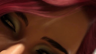 Dominant Redhead MILF Boss Becomes a Submissive Slut When Sees Co Worker's Big Cock - Taboo University(steam Game) - Part 12