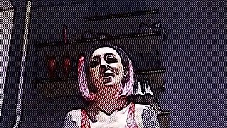 Lady Angela Spit Cartoon Effects