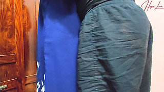 Indonesian Girl Has Sex in the Kitchen with Stepbrother