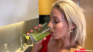 Smoking blonde MILF will get you hard