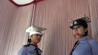 Two Chinese cops bondage: Asian  Fansly Porn