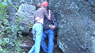 Aubrey Lee - Babysitter Outdoor Blowjob