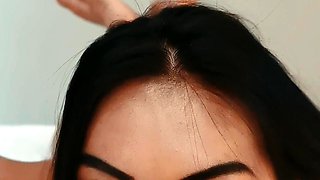 Hot Amateur Asian blowjob in my car