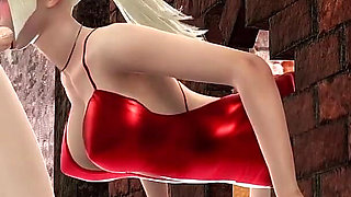Intense Glory Hole Fun with Silvia in a Red Dress - 3D Hentai, Deepthroat, and Cumshots in Rule34 Animation