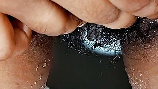 Lonely Maid Pussy Fingered by House owner in Bathroom while bathing without dress