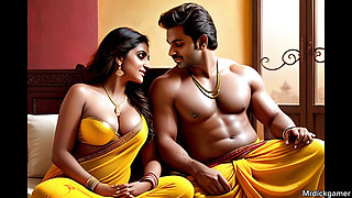 Desi bhabhi with husband's friend