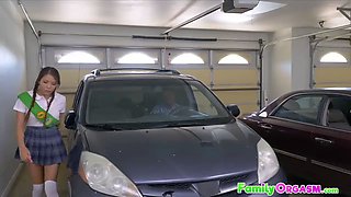 Familyorgasm - l. oriental daughter-in-law in uniform
