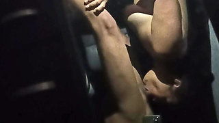 A delicious blowjob from a sexy schoolgirl