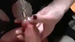 Urethral Sound First Fucks Me Then Breaks My Dick with a Big Probe
