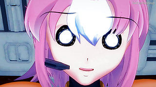 Mega Man X Dive's Nana Gets a Bukkake to Celebrate Her Playable Debut