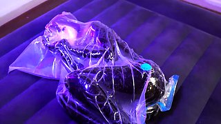 Fetish girls in latex using bdsm vibrators