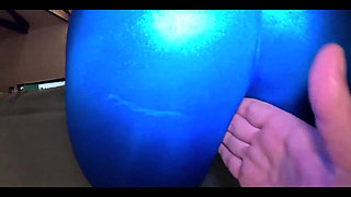 Shiny Cameltoe Tease, Hard Spanking, Deep Blowjobs & Rough Doggy with Double Cumshot 302
