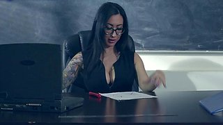 Nympho ethnic teacher seduces student
