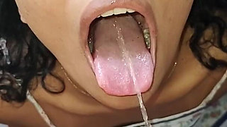 Stepdaughter My Obedient Cleaning My Feet with Her Tongue and Drinking All My Urine