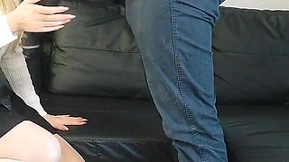 Casting for a Secretary. Rough Fuck
