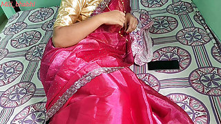 Desi bhabhi Hot sexcy figure sex in red sharee Xxx hindi audio full video