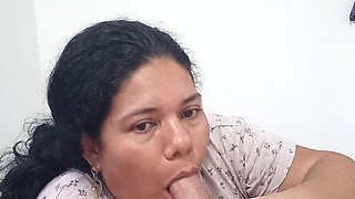 Beautiful Horny Neighbor Deepthroat Latina
