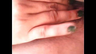 Indian sister-in-law quenches pussy thirst by inserting ass and pussy finger in memory of husband's cock