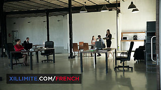 Tiffany Doll, the sexy secretary anal sex lover