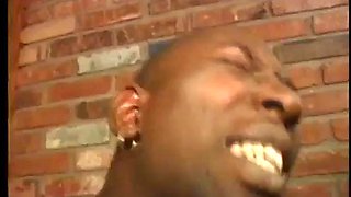 DP for Ebony Babe: Blowjob, Anal  Groupsex Porn