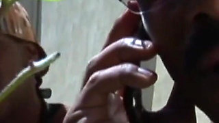 Two Big Tits Girlfriends Chill by the Pool and Then Deepthroat Two Big Black Cocks.