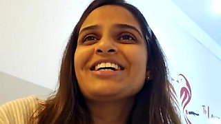 Indian Wife and Husband Romance with Pregnant in Interview