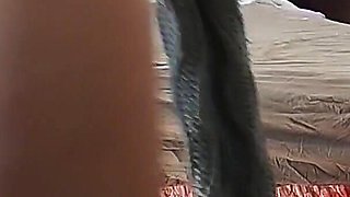 Amateur Wife Tries on Clothes and Cuts Them
