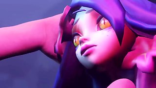 Tight asses, 3d animated, spreading