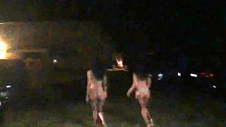 Malena cute amateur teen orgasms in public